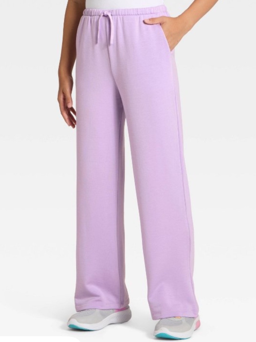 all in motion Lilac Girls Sweatpants Joggers - Picture 4 of 5